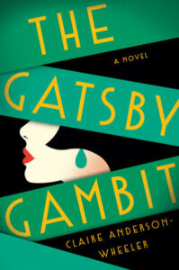 Cover of The Gatsby Gambit, showing a woman's profile behind the title.
