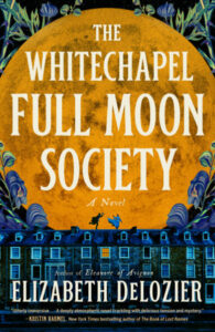 Cover shows a street of row houses at night with two figures scampering across the roofs against a giant full moon.